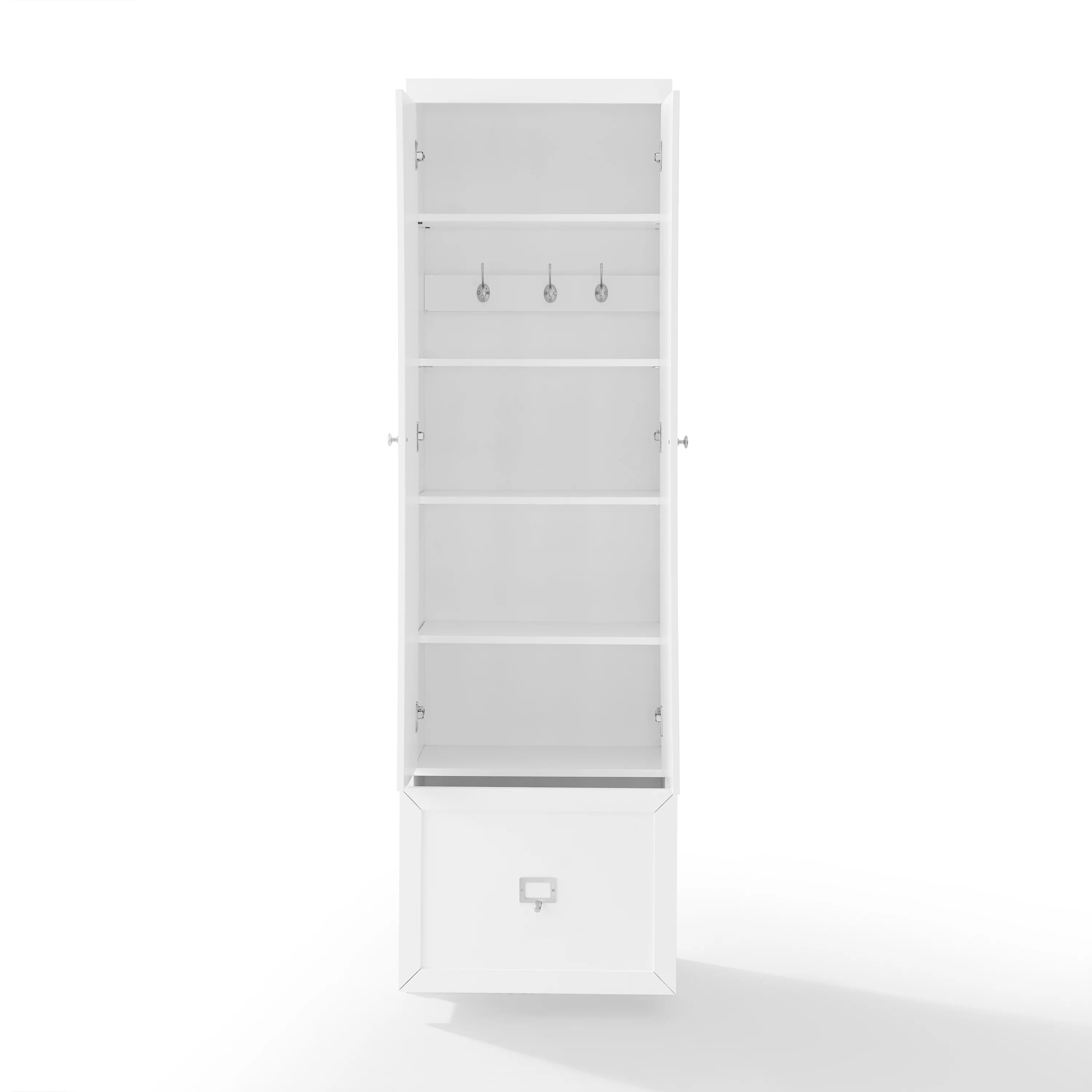 Crosley Furniture Harper Wood Convertible Pantry Closet White M28437