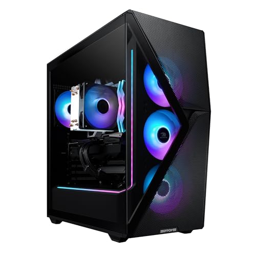 iBUYPOWER Slate MESH Gaming PC Desktop, Intel Core i7 14700F, RTX 5070 12GB, 32GB DDR5, 1TB SSD, Windows 11 R3502