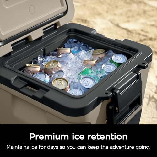 Ninja FrostVault 45QT Cooler with Wheels, Lakeshore Blue M1144