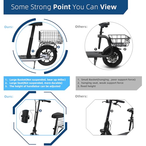 Hiboy MAX Pro Electric Scooter, 22 MPH, 650W Motor, 11" Tires Z64117