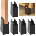 Ezprotekt Adjustable Bed Riser, Fits Foot Thickness of Bed from 0 to 1.5", Elevation in Heights 4"Furniture Risers Heavy Duty(4Pack)
