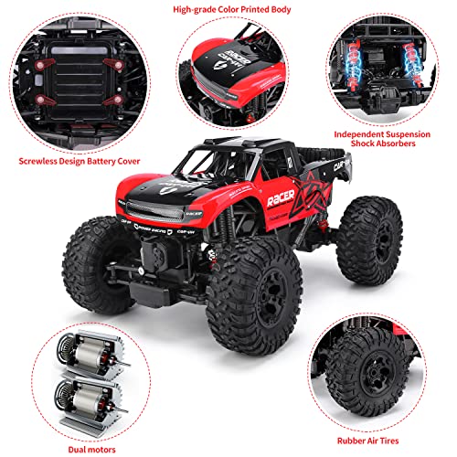RC Trucks 4x4 Offroad Waterproof 1:12 Scale Amphibious Remote Control Car M6363