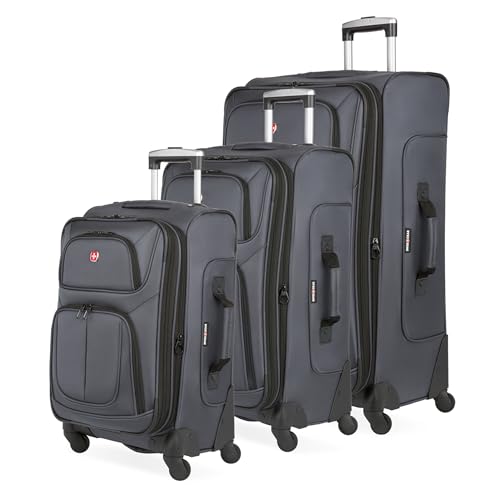 SwissGear Sion Softside Expandable Roller Luggage 3 Piece Set N784870