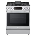Lg Lsdl6336 30" Wide 6.3 Cu. Ft. Slide In Smart Dual Fuel Range - Stainless Steel