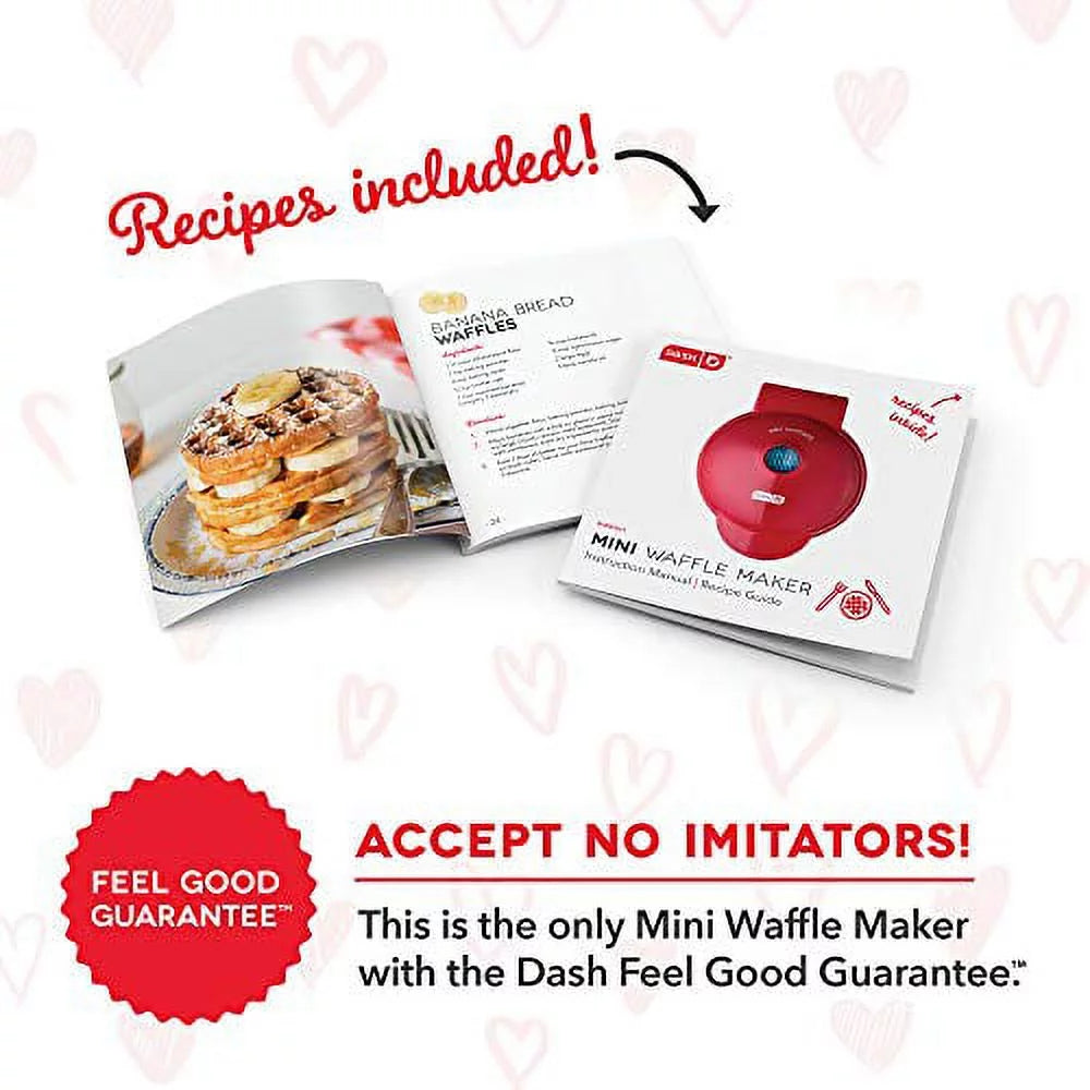 Dash DMW001AQ 4 inch Mini Waffle Maker G233