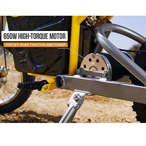 Razor MX650 Dirt Rocket Electric Motocross Off-road Bike Yellow B11856
