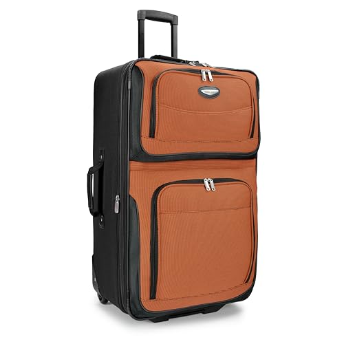 Travel Select Amsterdam 4-Piece Softside Expandable Luggage Set, Gray V976