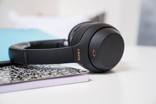 Sony WH-1000XM4 Wireless Noise Canceling Overhead Headphones with Mic, Black M386335