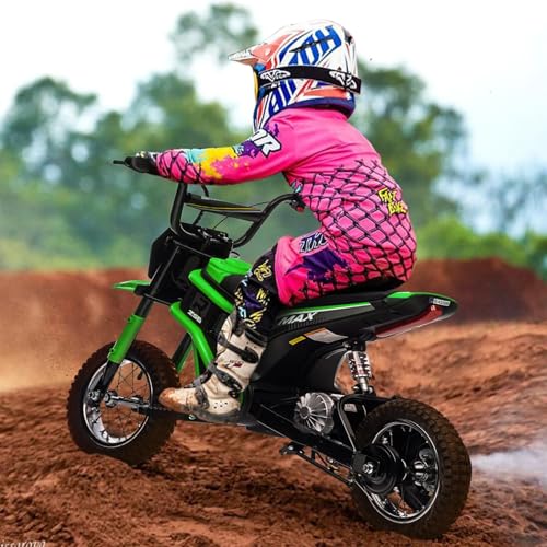 24V 350W Kids Electric Dirt Bike, 3-Speed, Off-Road Ride-On Motorcycle S465