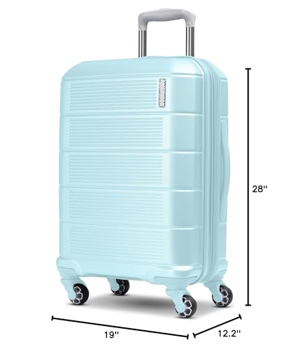 American Tourister Stratum 2.0 Expandable Hardside Carry-on Luggage, Purple Haze R94654
