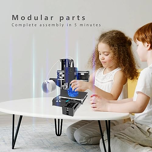 K9 FDM Mini 3D Printer for Kids and Beginners, High Printing Accuracy N778898