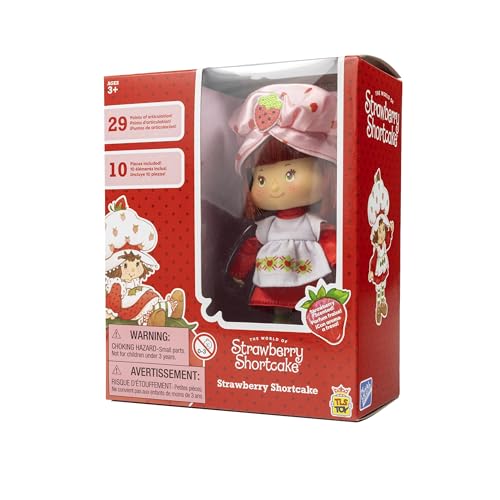 Strawberry Shortcake Classic 5.5-inch Poseable Scented Fashion Doll with 4 Accessories K41828