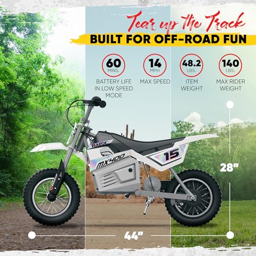 Razor MX400 Dirt Rocket Electric Dirt Bike for Kids 8+ L321