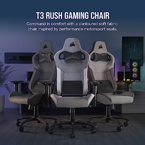 Corsair T3 Rush Fabric Gaming Chair (2023) Charcoal E407