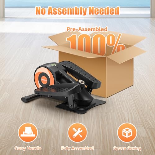 ANCHEER Under Desk Elliptical 2 in 1 Seated Standing Leg Exerciser for Home Office A71531