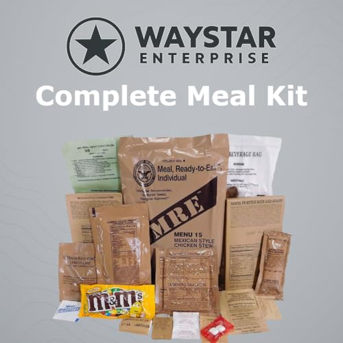 MRE Meals Ready to Eat A & B Case Bundle 2 x 12 Packs Emergency Survival Food L652