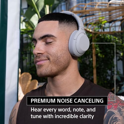 Sony WH-1000XM4 Wireless Noise Canceling Overhead Headphones with Mic, Black M386335