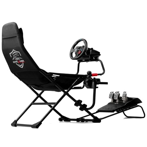 GTPLAYER Sim Racing Cockpit Foldable Adjustable for PC I544