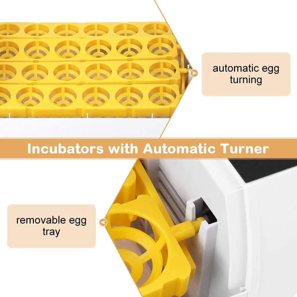 48 Egg Automatic Incubator with Temperature Control and Egg Turning U72330