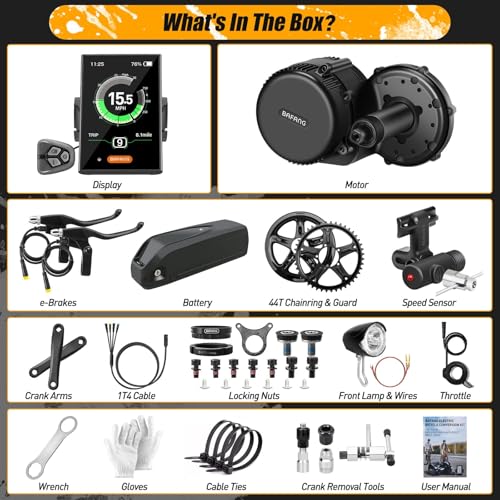 Bafang BBS-HD 48V 1000W Mid Drive Motor Conversion Kit T385