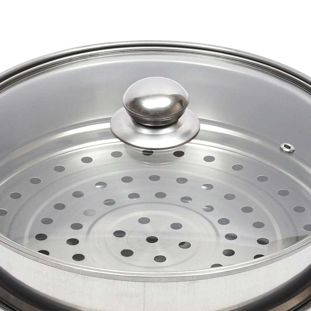 Fichiouy Chinese Steamer 3 Tier with Lid X83558