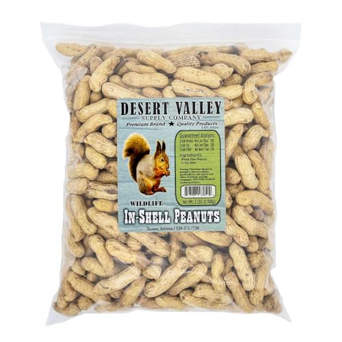 Desert Valley in Shell Peanuts, All Natural Wild Bird and Wildlife Food, 5 Pounds R4576