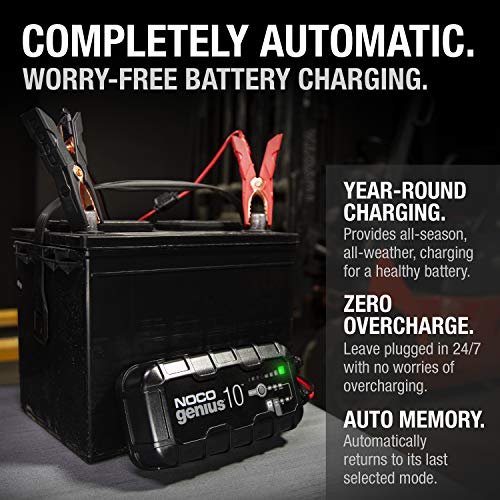 NOCO GENIUS10 Smart Battery Charger 10A 6V/12V for Lead-Acid & Lithium R98099