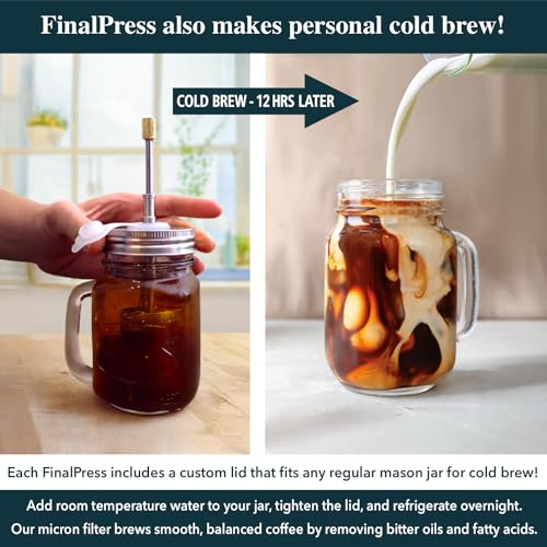 Portable Stainless Steel Micro French Press Coffee & Tea Maker M27659