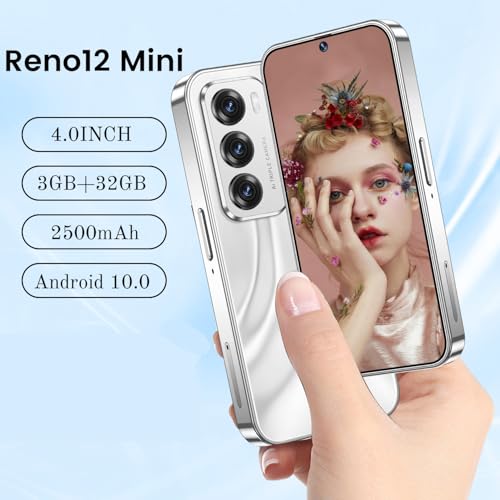 4G mini Smartphone Unlocked 4.0 inch HD Display 3GB RAM 32GB ROM Dual SIM Android 10.0 Black J415085