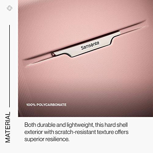 Samsonite Winfield 3 DLX Hardside Expandable Luggage, Silver, Carry-On 20-Inch F64293