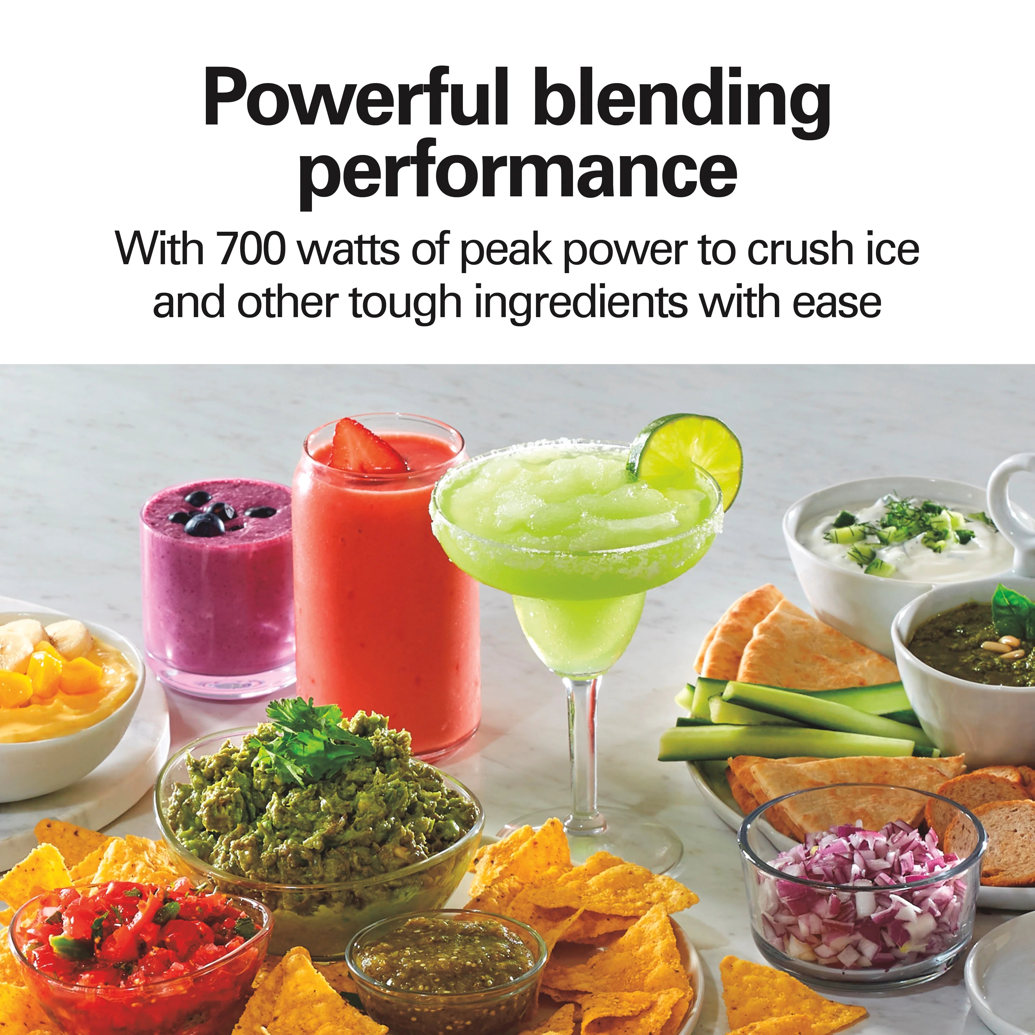Hamilton Beach Power Elite Multi-Function Blender with 40 oz. Glass Jar and 3-Cup Chopper, 700 Watts, Stainless Steel F681