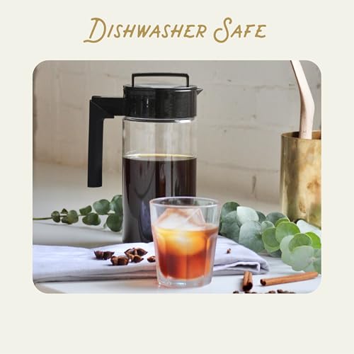 Takeya Tritan Cold Brew Coffee Maker - 1 Quart, Black W8574