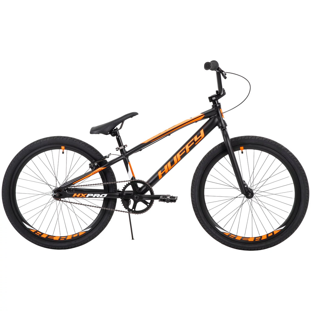 Huffy HX Pro Cruiser 24-inch Aluminum BMX Bike, Black/Orange X7485