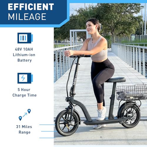 Hiboy MAX Pro Electric Scooter, 22 MPH, 650W Motor, 11" Tires Z64117