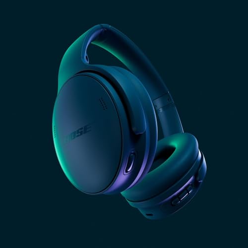 Bose QuietComfort Bluetooth Headphones, Wireless Noise Cancelling Over Ear with Mic G7550