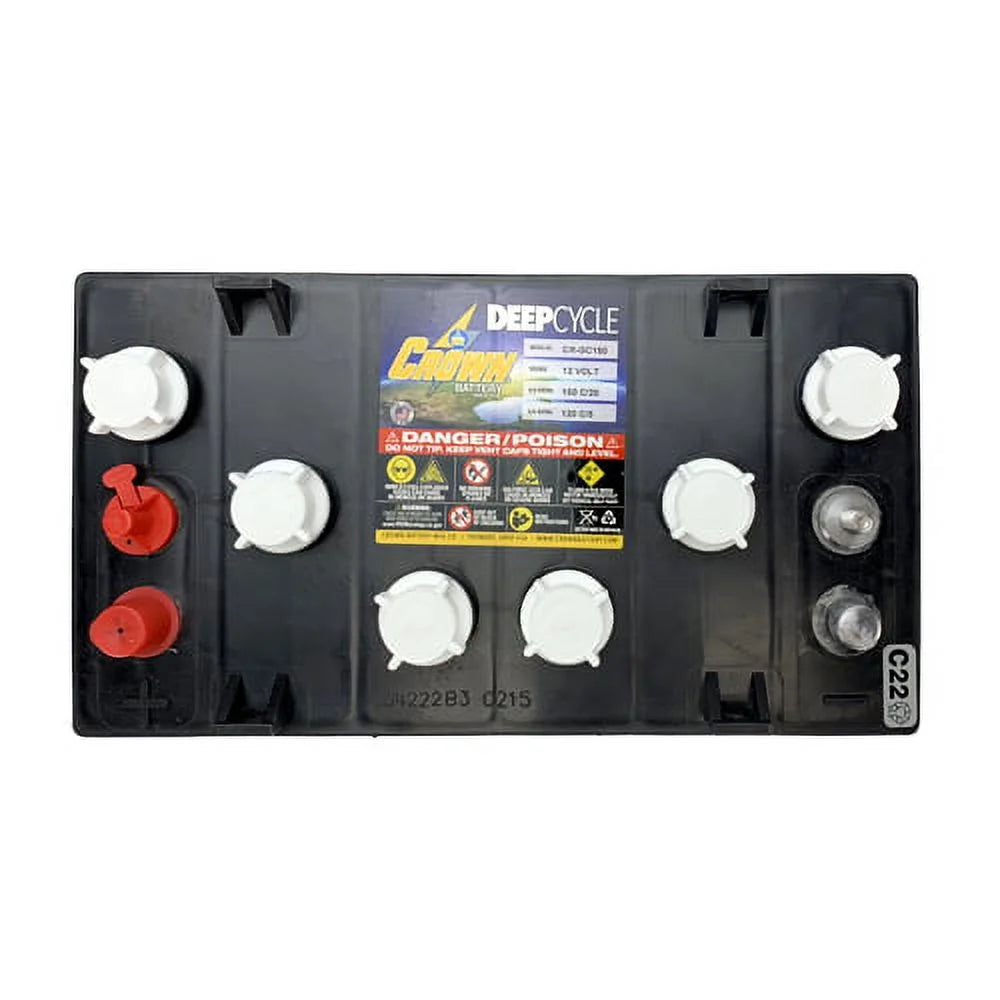 Crown Battery T-1275 48V Golf Cart Batteries 4 Pack B1701