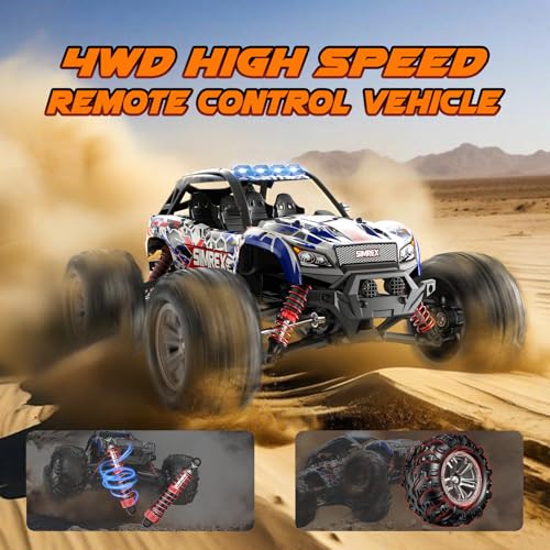 1/16 Scale 4WD RC Monster Truck, 36 KPH High-Speed, 2.4 GHz Remote Control E9489