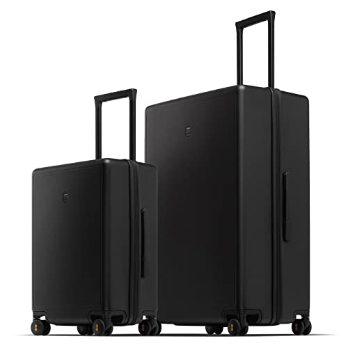 LEVEL8 Hard Shell Carry-On Luggage with TSA Lock, 20 Inch, Black V41961