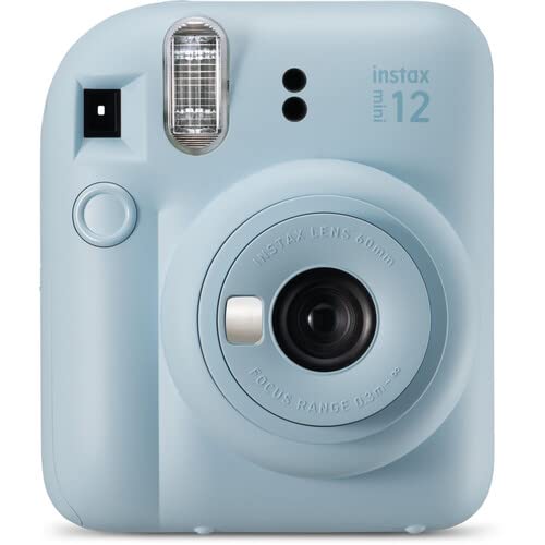 Fujifilm Instax Mini 12 Instant Camera Pastel Blue with 40 Sheets Film Bundle R3418