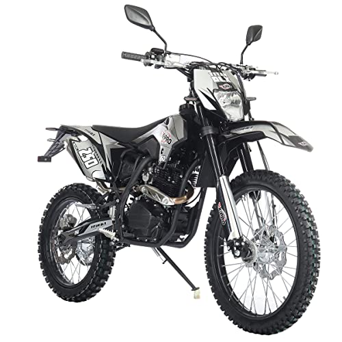X-PRO Titan DLX 250cc Gas Dirt Bike Pit Bike Adult Bike, 21"/18" Wheels, Green A13711