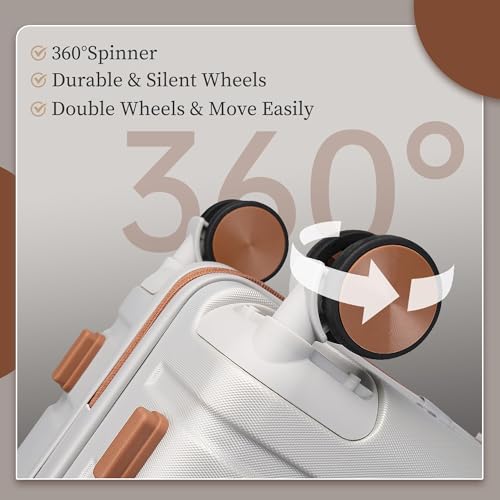 Hardside Carry-on Luggage 20 Inch with Spinner Wheels and TSA Lock J743