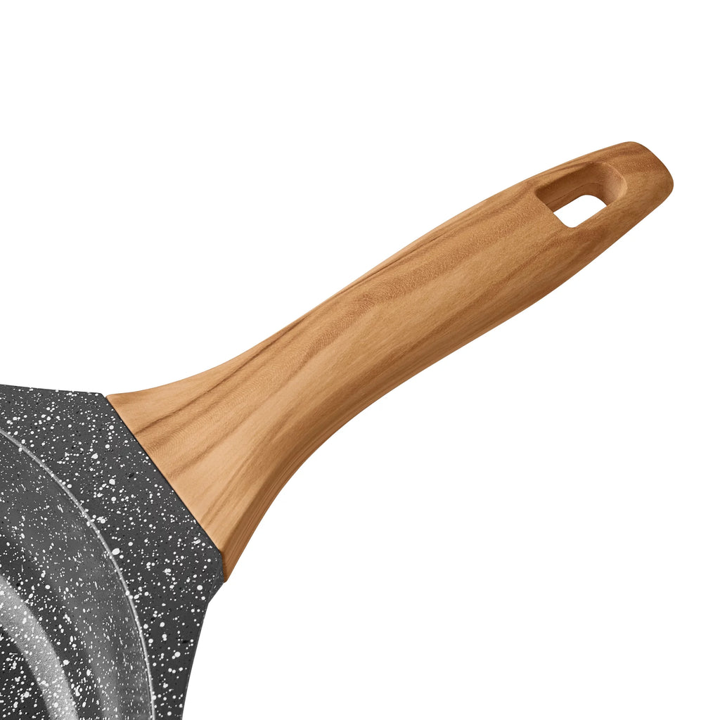 Pioneer Woman Prairie Signature Cast Aluminum 8-Inch Fry Pan, Charcoal Speckle U933275