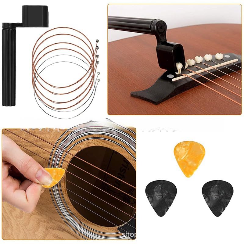 79-Piece Guitar Repair & Maintenance Kit for Acoustic, Electric, Bass & Ukulele X303