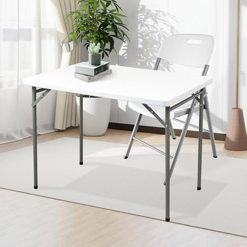 3ft Rectangular Plastic Folding Table for Indoor Outdoor Use A448