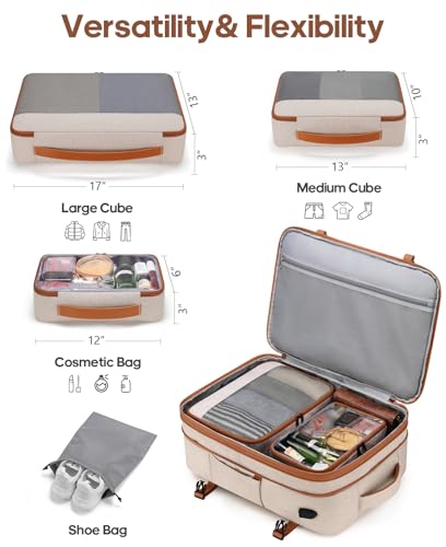 Luggage Sets 3 Piece, Carry On 20 Inch Hardside Suitcase with Spinner Wheels and TSA Lock J67858