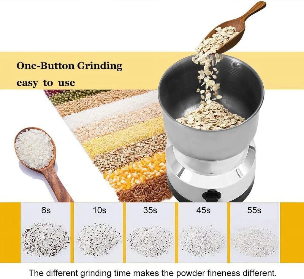 Electric Coffee Grinder with Stainless Steel Blade for Beans, Spices & Herbs Y308