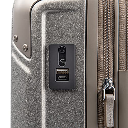 Travelpro Platinum Elite Hardside Expandable Carry-On Luggage, 8 Wheel Spinner, TSA Lock, 20-Inch X826544