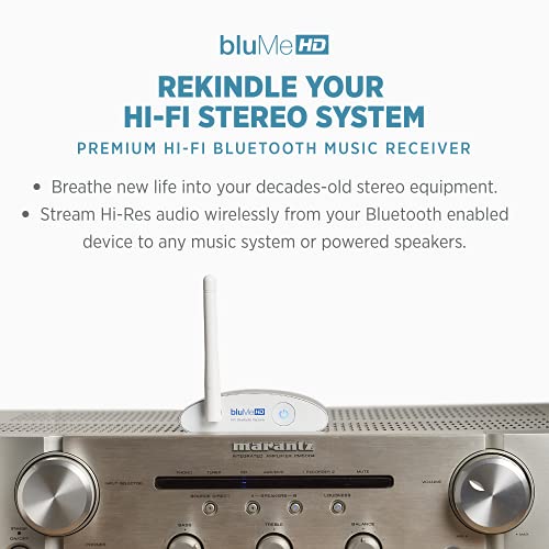 Auris Blume HD Long Range Bluetooth 5.3 Music Receiver with Audiophile DAC F3679
