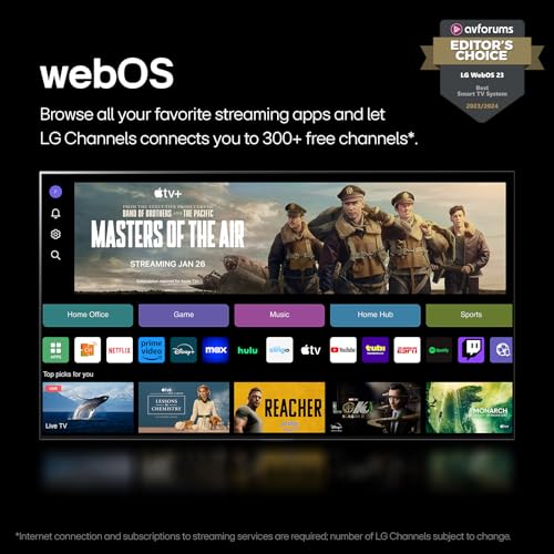 LG 65-Inch Class OLED evo C4 Series Smart TV 4K with Magic Remote E146