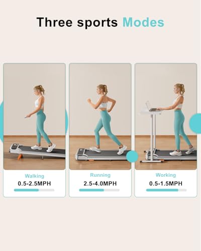 Walking Pad Under Desk Treadmill with Incline for Home Office I96279